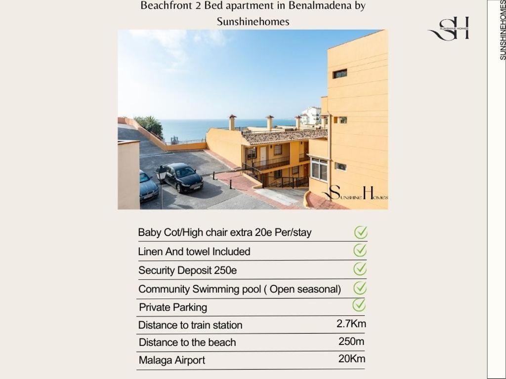 Beachside Retreat With Private Terrace 贝纳尔马德纳 外观 照片